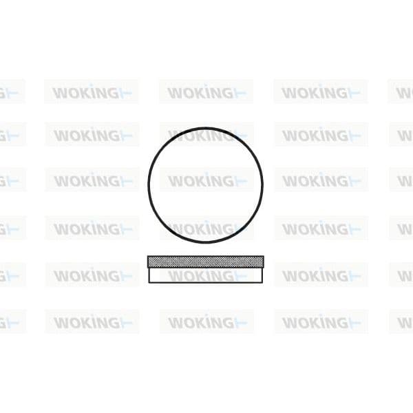 WOKING Jogo de Pastilhas para Travão de Disco - P1703.00