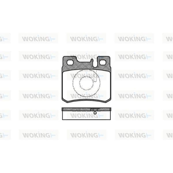 WOKING Jogo de Pastilhas para Travão de Disco - P3823.20