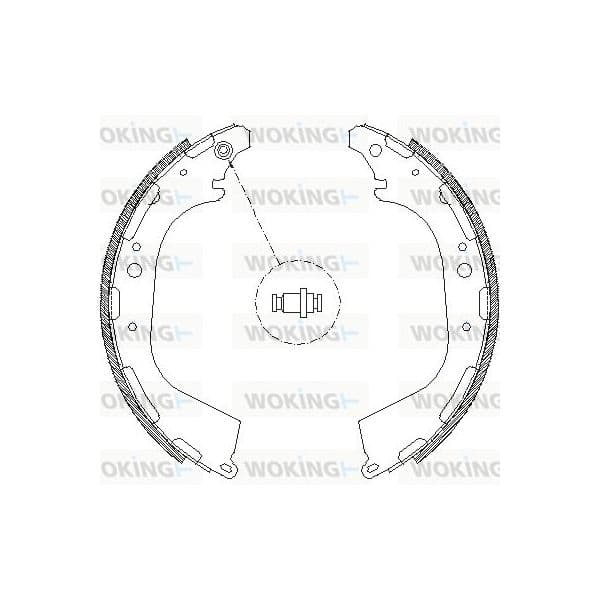 Woking Jogo de Maxilas de Travão - Z4650.00
