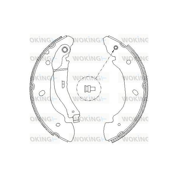 Woking Jogo de Maxilas de Travão - Z4107.00