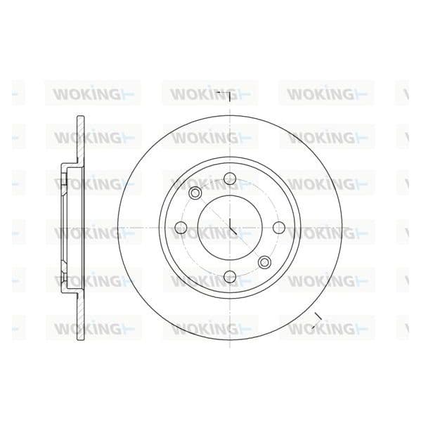 WOKING Disco de Travão - D6128.00
