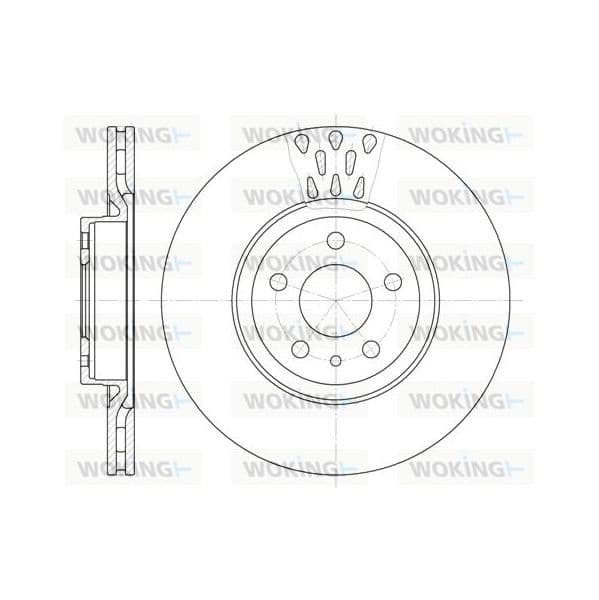 WOKING Disco de Travão - D6316.10