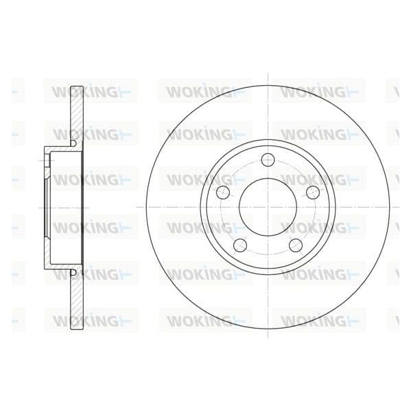 Woking Disco de Travão - D6327.00