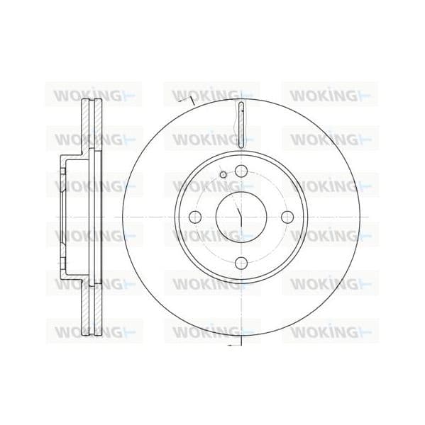 WOKING Disco de Travão - D6184.10