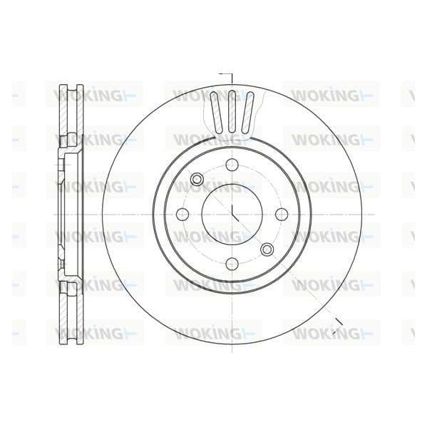WOKING Disco de Travão - D6486.10