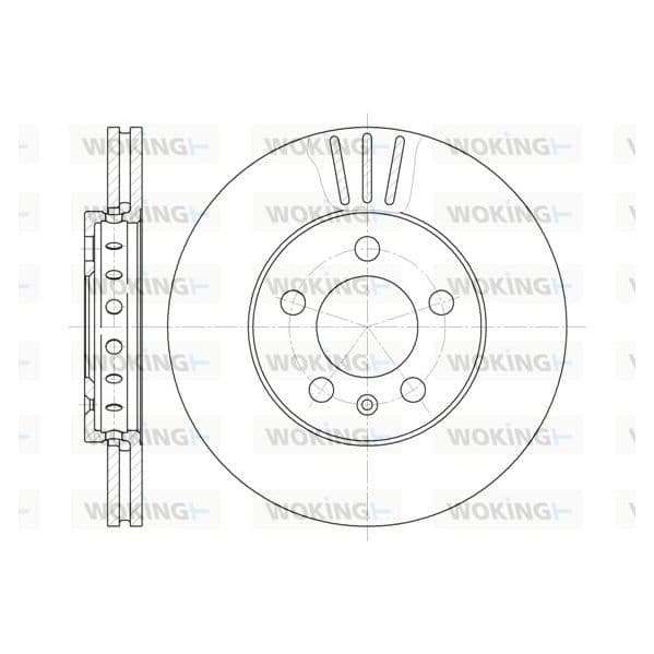 WOKING Disco de Travão - D6545.10
