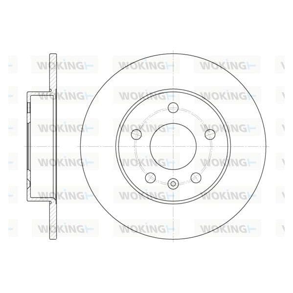 WOKING Disco de Travão - D6578.00