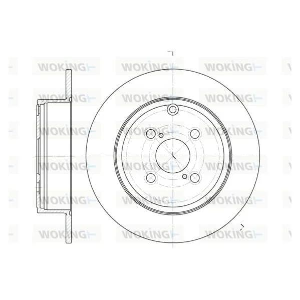 WOKING Disco de Travão - D6705.00