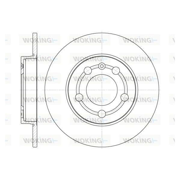 WOKING Disco de Travão - D6718.00