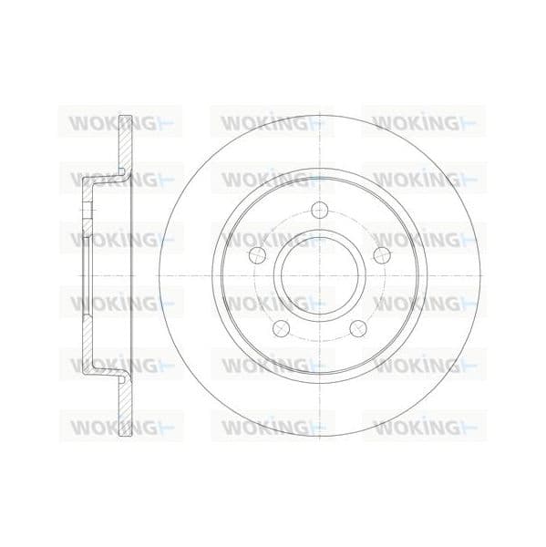 WOKING Disco de Travão - D6846.00
