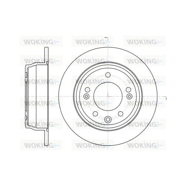 WOKING Disco de Travão - D61105.00