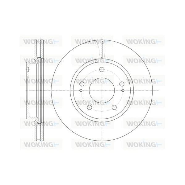 WOKING Disco de Travão - D61229.10