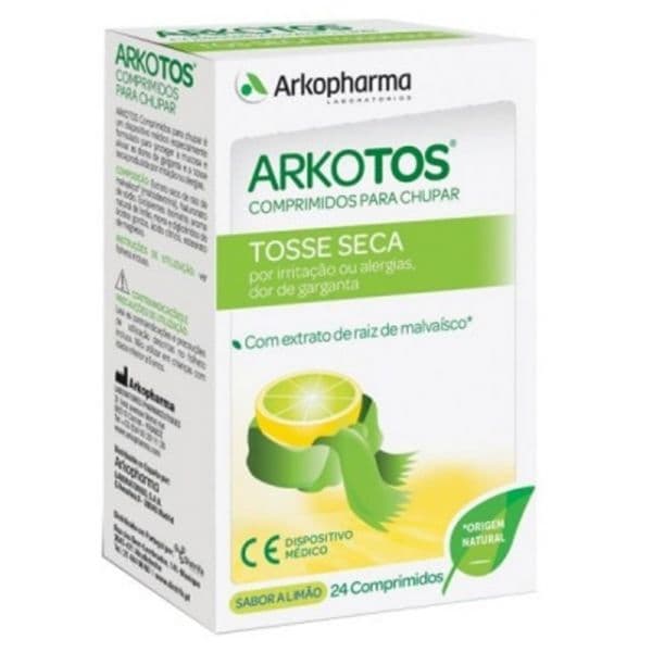 Arkopharma Arkotos Tosse Seca Limão 24 Cápsulas