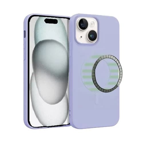 Capa Icoveri com MagSafe para Apple iPhone 15 - Malva