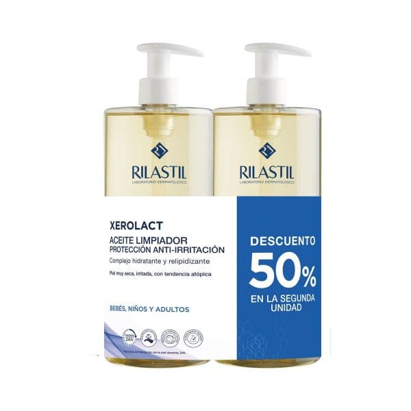 Rilastil Xerolact Óleo de Limpeza / Gel de Duche Pele Seca 1L