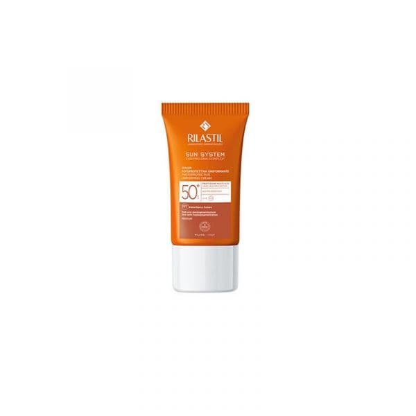 Protetor Solar Rilastil Sun System Emulsão com Cor SPF50+ 50ml