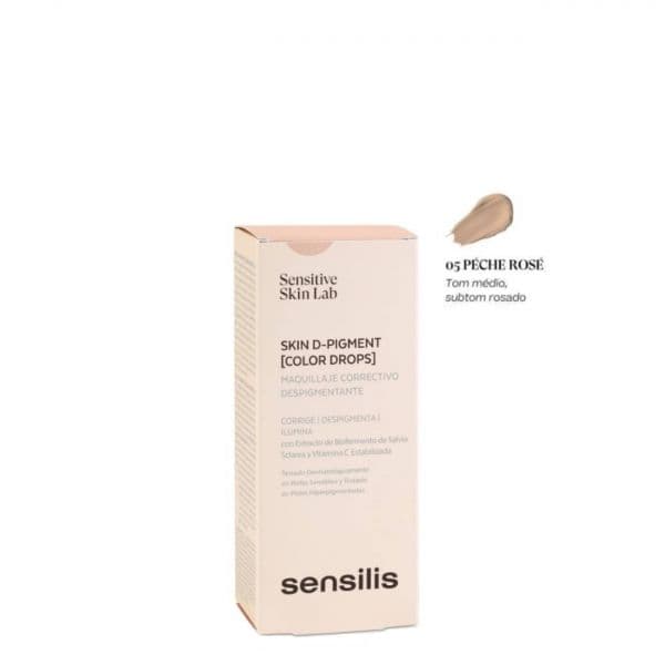 Sensilis Skin D-Pigment Color Drops Tom 05 Peche Rose 30ml