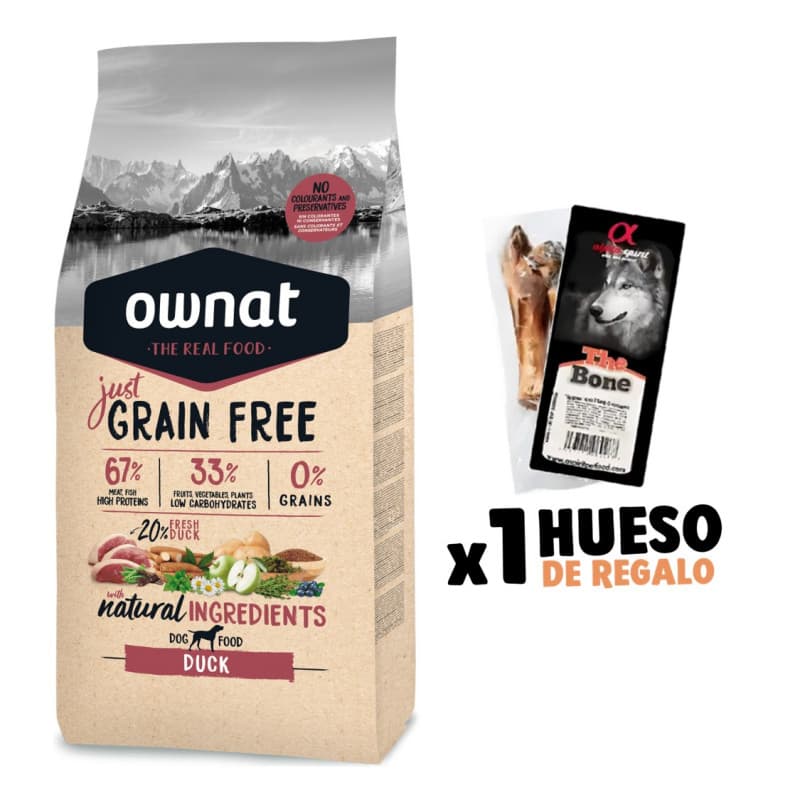 Ownat Just Grain Free Adult Duck 14Kg
