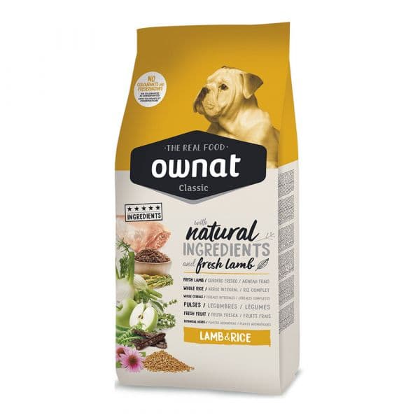 Ownat Classic Lamb & Rice 12Kg