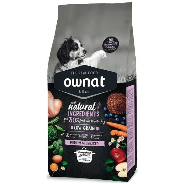 Ownat Ultra Medium Sterilized Chicken & Turkey 14Kg
