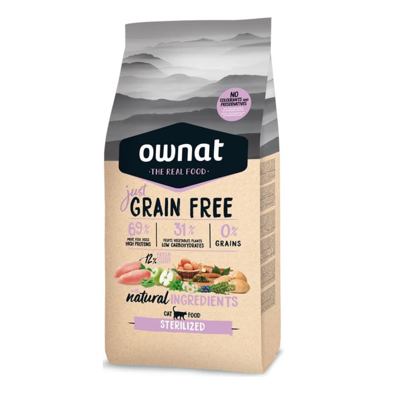 Ownat Cat Just Grain Free Sterilized