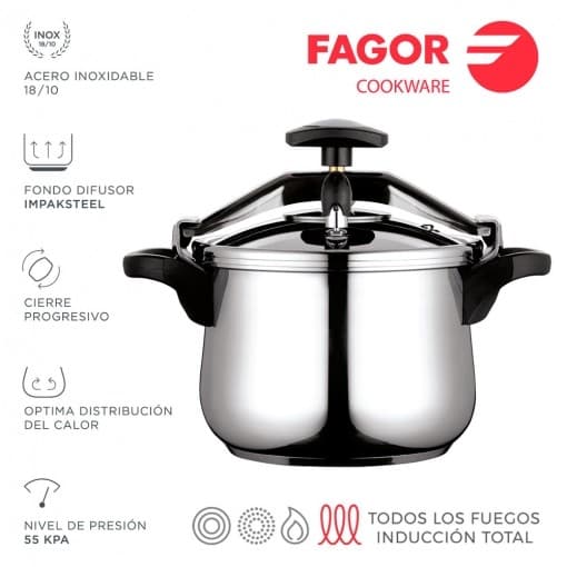 Panela 8L Inox Fagor
