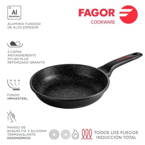 Frigideira Alutherm Ø24CM Alumínio 3004 Fagor
