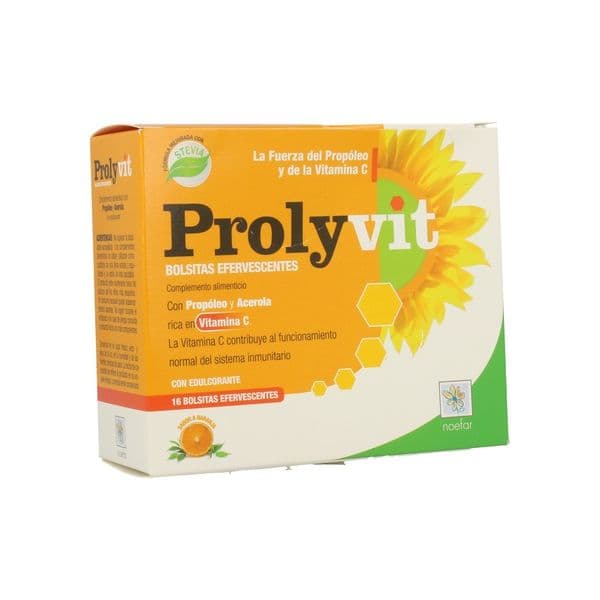 Noefar Prolyvit (vitamina C) Efervescente Prolisan 16 Carteiras