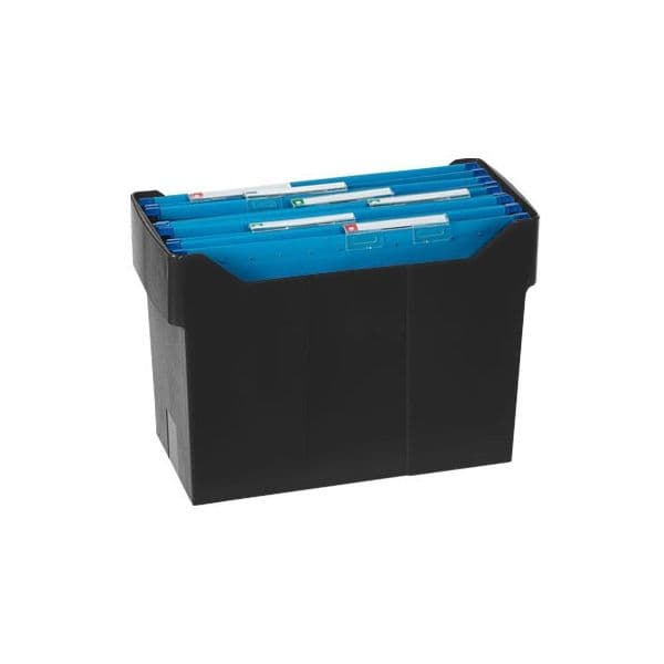 Archivo 2000 Suporte de Secretaria p/ Capas Arquivo Suspenso Preto p/A4 Capacidade 20 Capas - OFF046721CE