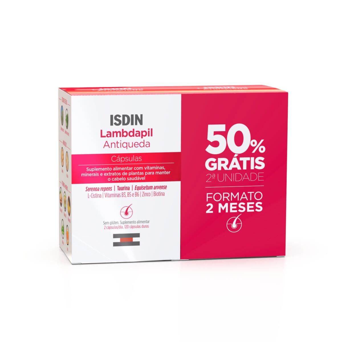ISDIN Lambdapil Antiqueda Duo Cápsulas 2x60 Cápsulas