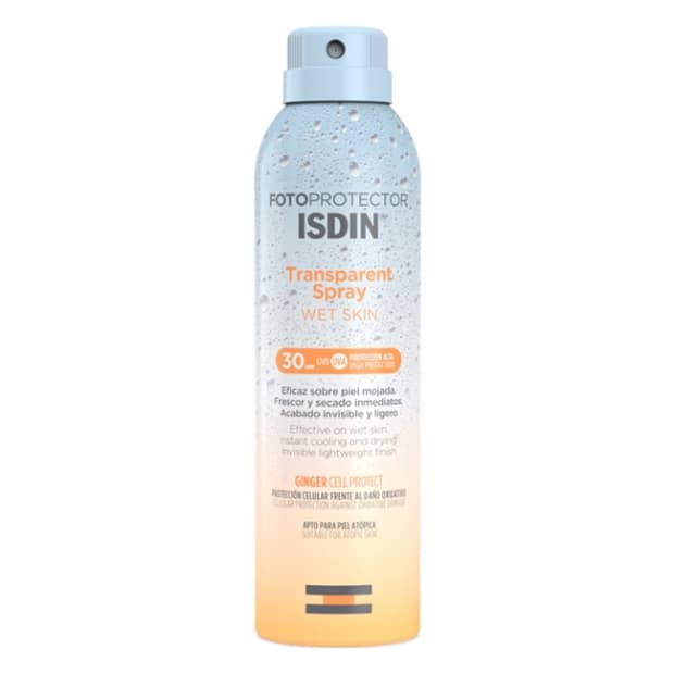 ISDIN FOTOPROTECTOR TRANSPARENTE SPRAY WET SKIN SPF30 250ML | WOWFARMA