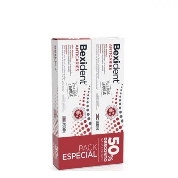 Isdin Bexident Pack Anticáries Pasta Dentes 2x75ml
