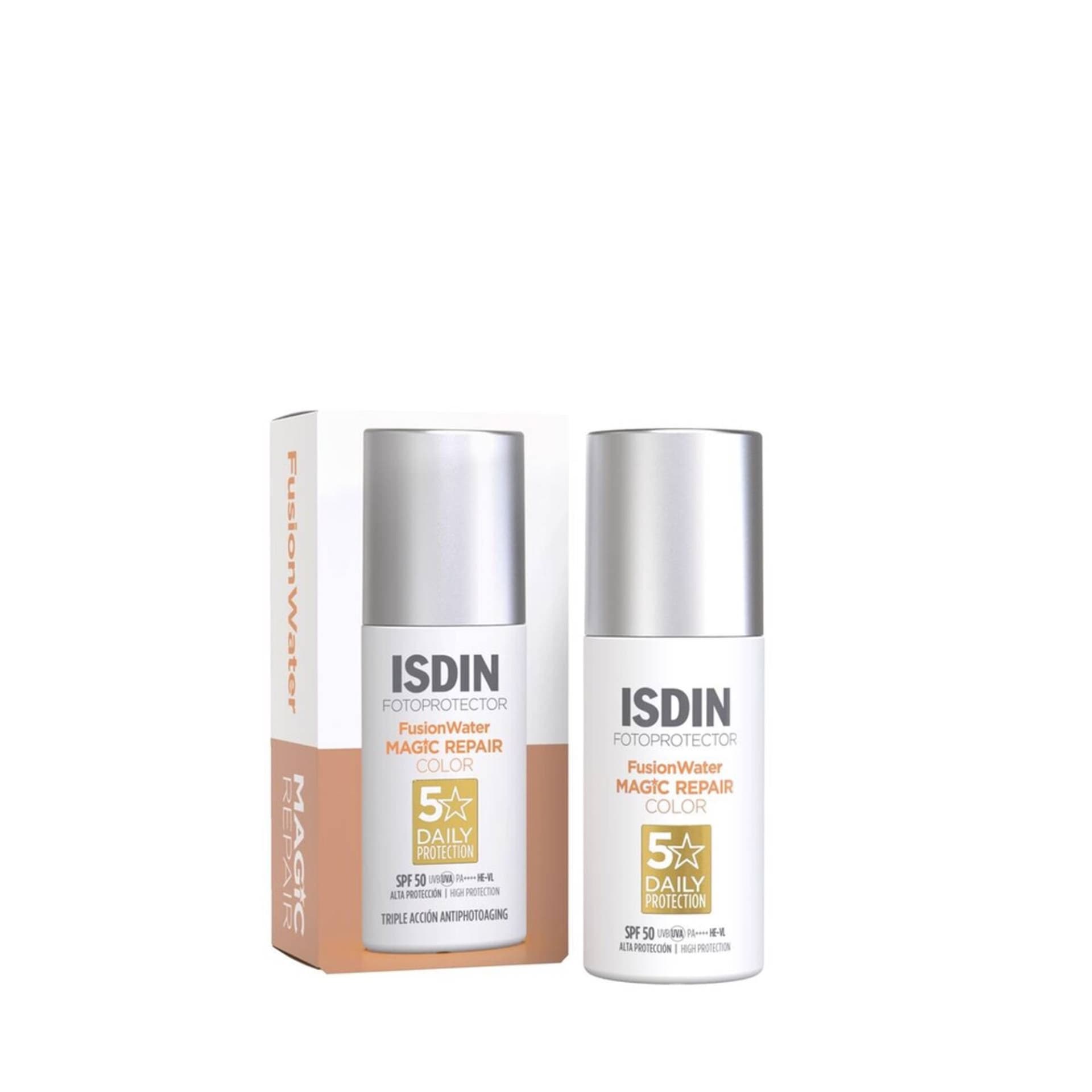 Isdin - FotoUltra Fusion Water Magic Repair com Cor SPF50 50ml