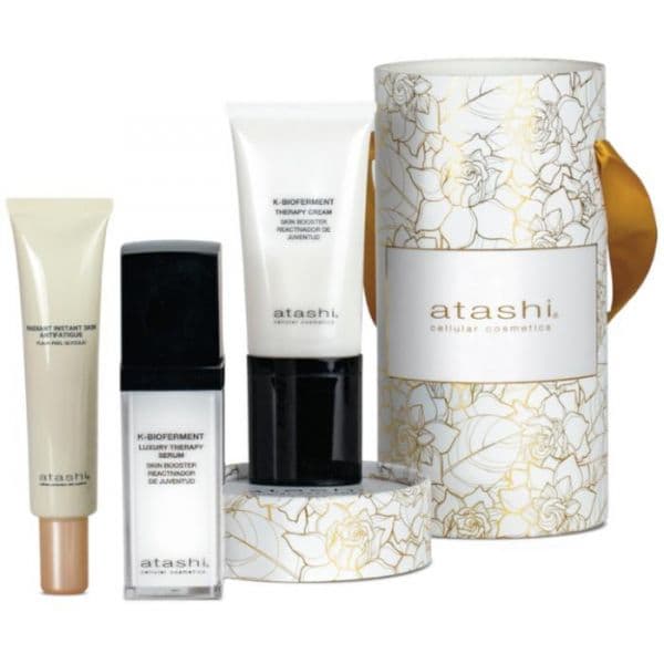Atashi K-Bioferment Creme 50ml + Sérum 30ml + Jade Roller Coffret