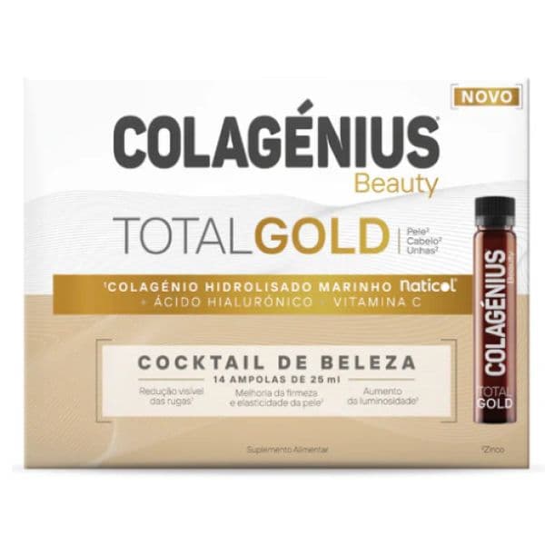 Colagénius Total Gold 14x25ml Ampolas