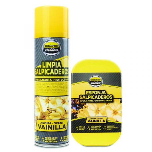 Bc Corona Kit Spray e Esponja P/plásticos Interior - Baunilha - ZABC12203