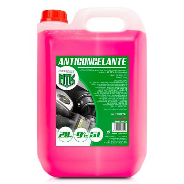N/a Anticongelante 5L 20% Rosa - MOT3537