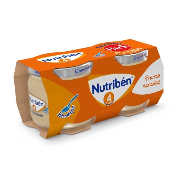 Nutriben Bipack Boiao Frutas Variadas 4M 120g 2un