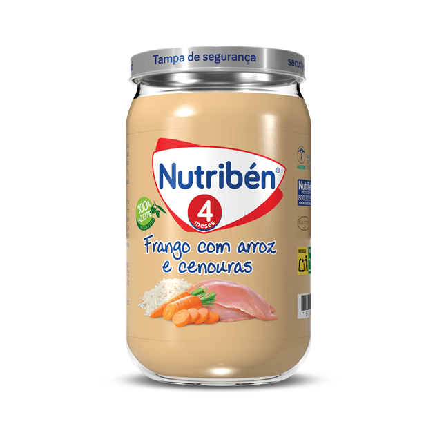 Nutriben Boião Frango Com Arroz e Cenouras 235g