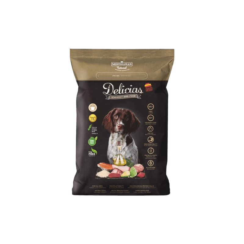 Mediterranean Natural Delicias Semi-húmedas para perros adultos