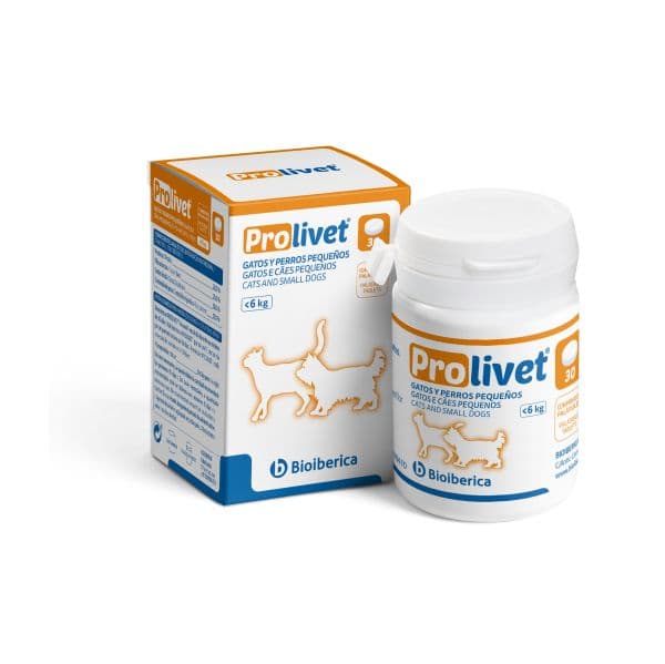 Bioiberica Prolivet Small Hepato 30 Comprimidos