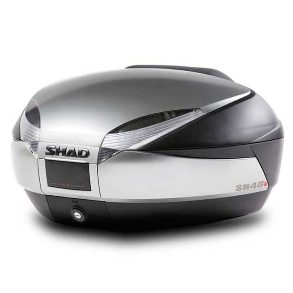 Shad Mala Lateral Top Case Sh48 Premium Titanium Tamanho Único