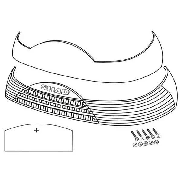SHAD Sh46 Reflector Black / Red