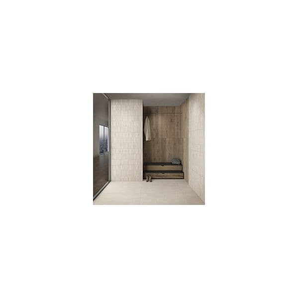 Gayafores Revestimento Cerâmico Deco Sassi Bege Decorado 45X90CM