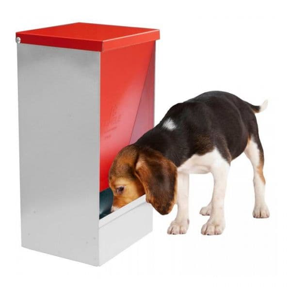 Copele Comedouro Galvanizado Vermelho 16Kg