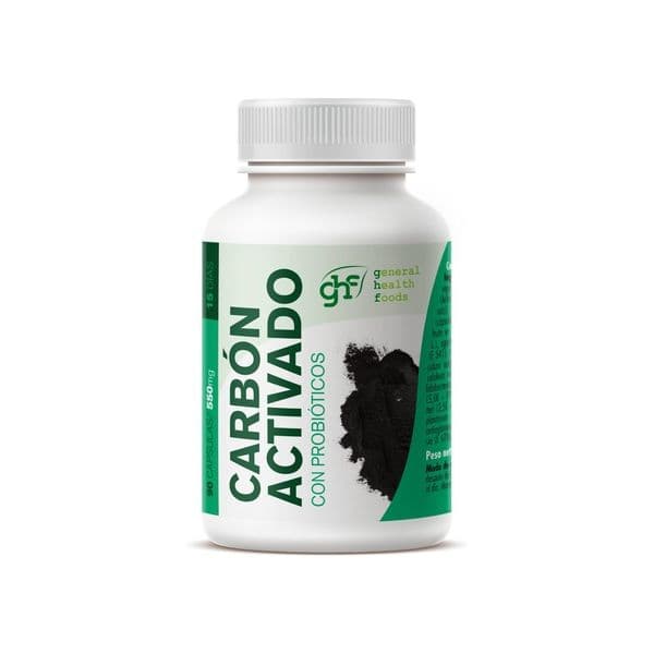 Ghf Carvão Ativado com Probiótico 90 Cápsulas de 550mg
