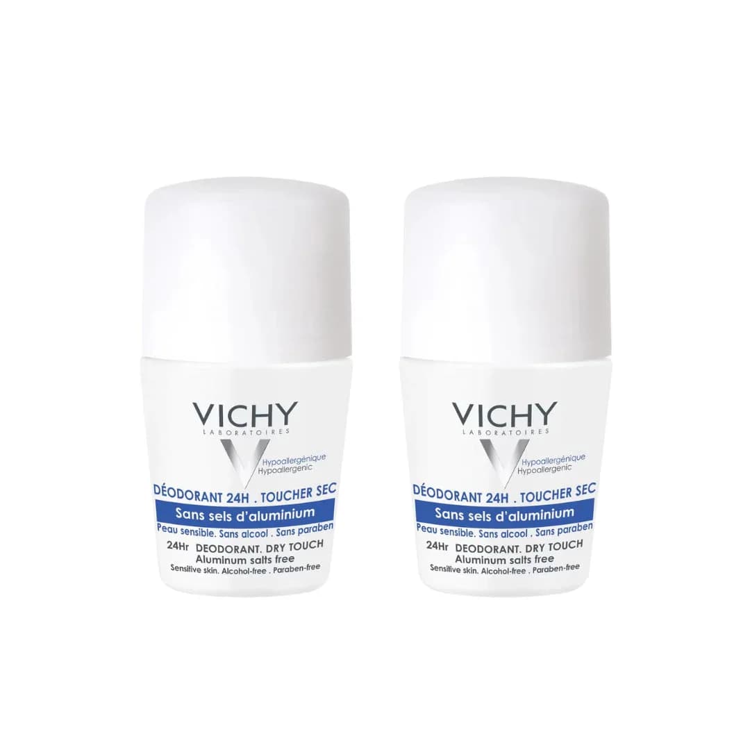 Vichy Desodorizante Roll-On Toque Seco 24h 2x50ml