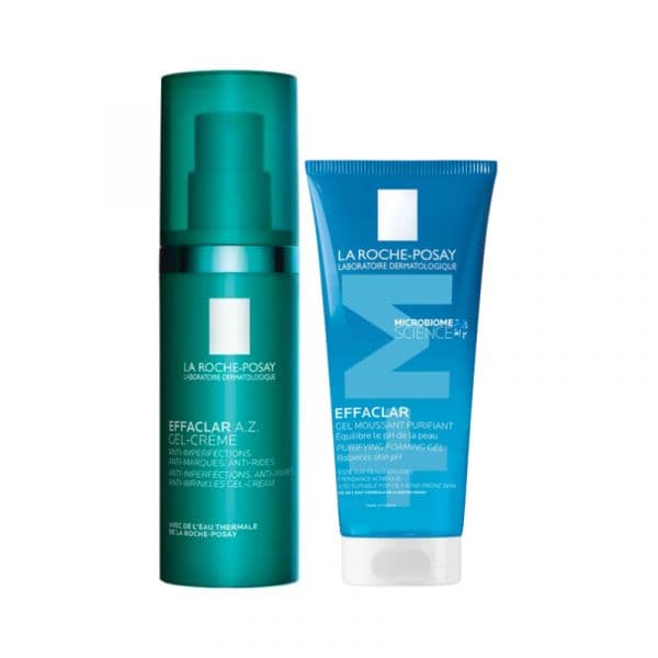 La Roche Posay Effaclar AZ Gel-Creme 40ml + Gel de Limpeza Purificante +M 50ml