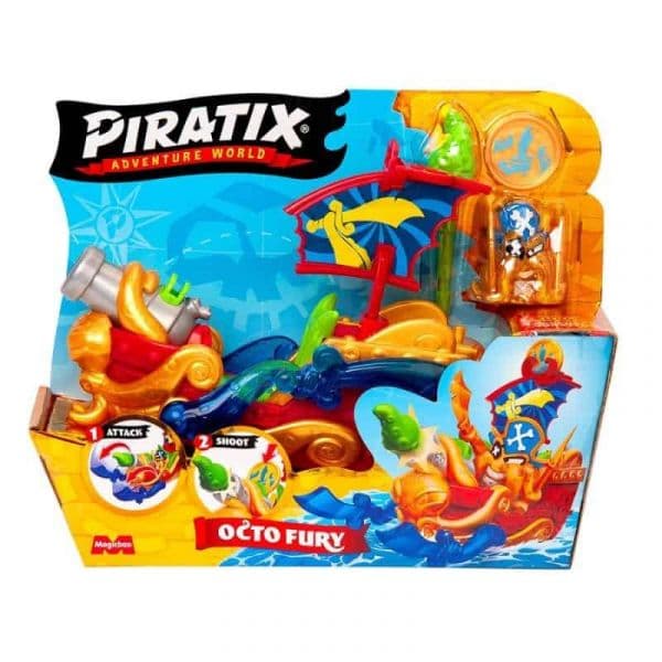 Piratix Adventure World Navio Pirata Octo Fury - 1995E1848856