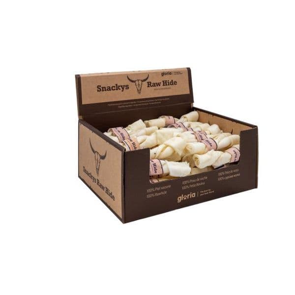Gloria Pets Snackys Rawhide Mastigar A Vara Gêmea 25g
